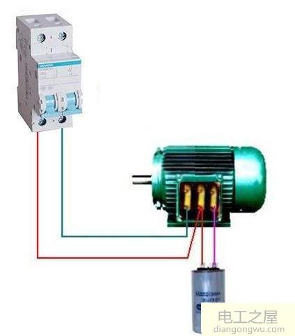 380V三相電機改成220V單相電機的接線方法