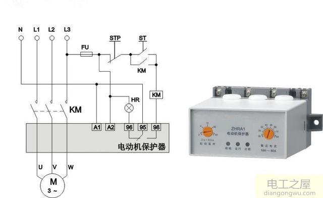 為什么電機(jī)綜合保護(hù)器不能直接接到火線上