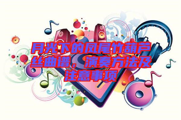 月光下的鳳尾竹葫蘆絲曲譜，演奏方法及注意事項(xiàng)