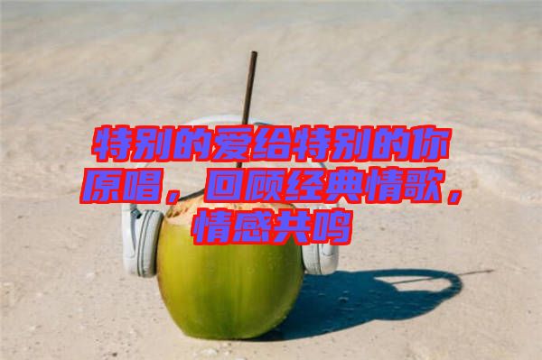 特別的愛(ài)給特別的你原唱，回顧經(jīng)典情歌，情感共鳴