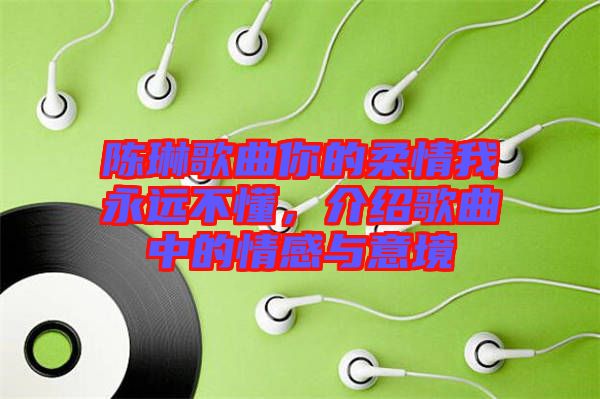 陳琳歌曲你的柔情我永遠(yuǎn)不懂，介紹歌曲中的情感與意境