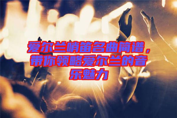 愛爾蘭哨笛名曲簡譜，帶你領(lǐng)略愛爾蘭的音樂魅力