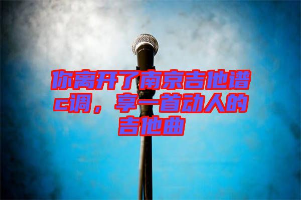 你離開了南京吉他譜c調(diào)，享一首動人的吉他曲