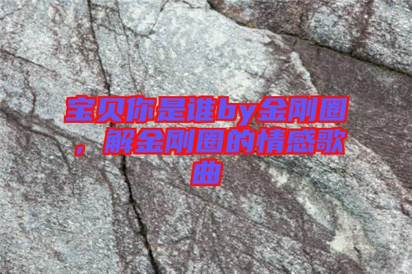 寶貝你是誰(shuí)by金剛?cè)?，解金剛?cè)Φ那楦懈枨? width=