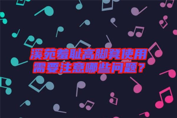 溪苑羞恥高腳凳使用需要注意哪些問(wèn)題？