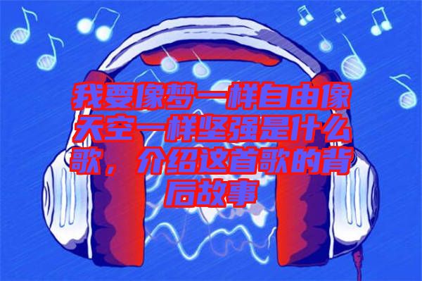 我要像夢一樣自由像天空一樣堅強是什么歌，介紹這首歌的背后故事