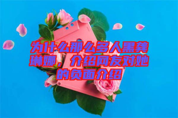 為什么那么多人黑龔琳娜，介紹網(wǎng)友對(duì)她的負(fù)面介紹