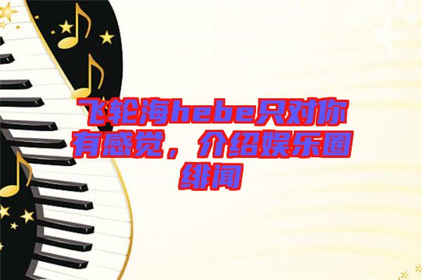 飛輪海hebe只對(duì)你有感覺，介紹娛樂圈緋聞