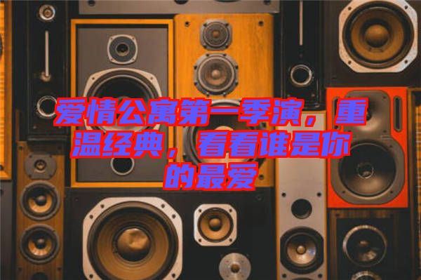 愛情公寓第一季演，重溫經典，看看誰是你的最愛