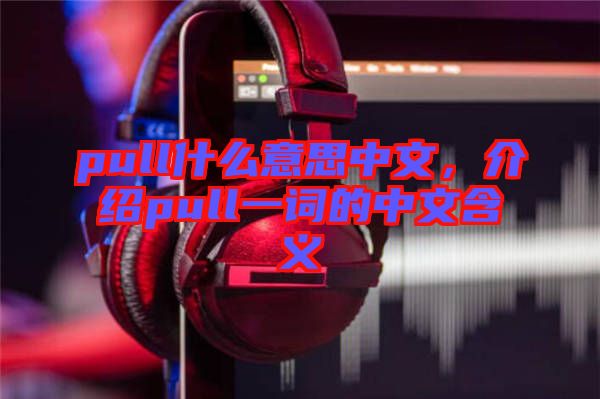 pull什么意思中文，介紹pull一詞的中文含義