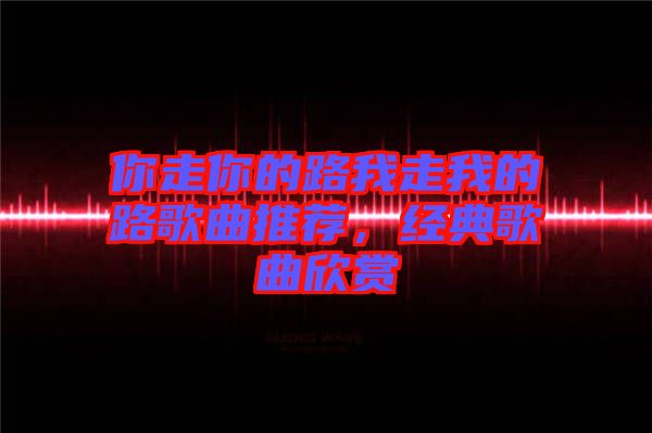 你走你的路我走我的路歌曲推薦，經(jīng)典歌曲欣賞