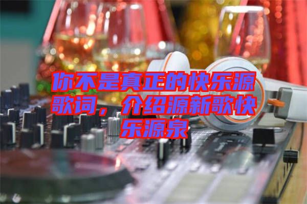 你不是真正的快樂源歌詞，介紹源新歌快樂源泉