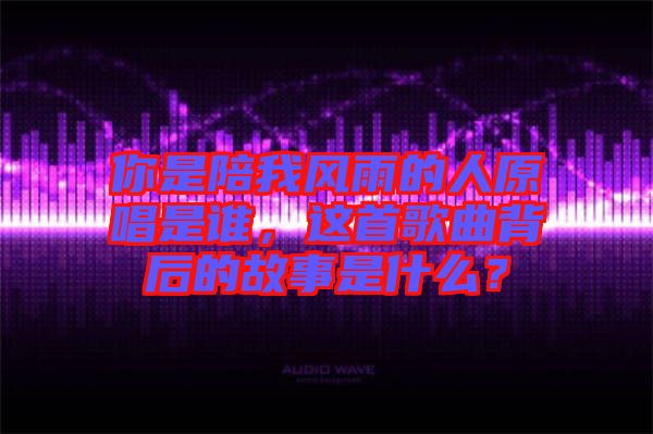 你是陪我風雨的人原唱是誰，這首歌曲背后的故事是什么？