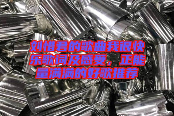 劉惜君的歌曲我很快樂歌詞及感受，正能量滿滿的好歌推薦