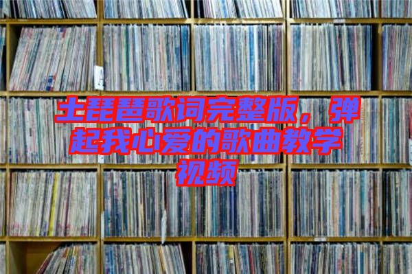 土琵琶歌詞完整版，彈起我心愛的歌曲教學(xué)視頻