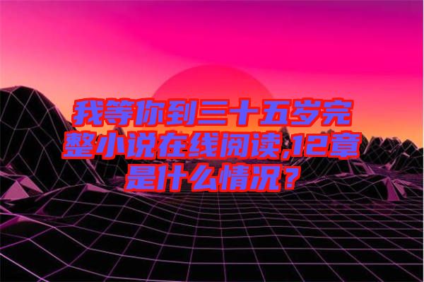 我等你到三十五歲完整小說在線閱讀,12章是什么情況？